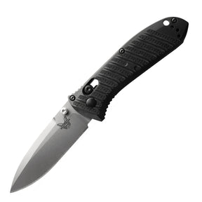 Benchmade 575-1 Mini Presidio II Folding Knife (Milled Black CF-Elite Handle)