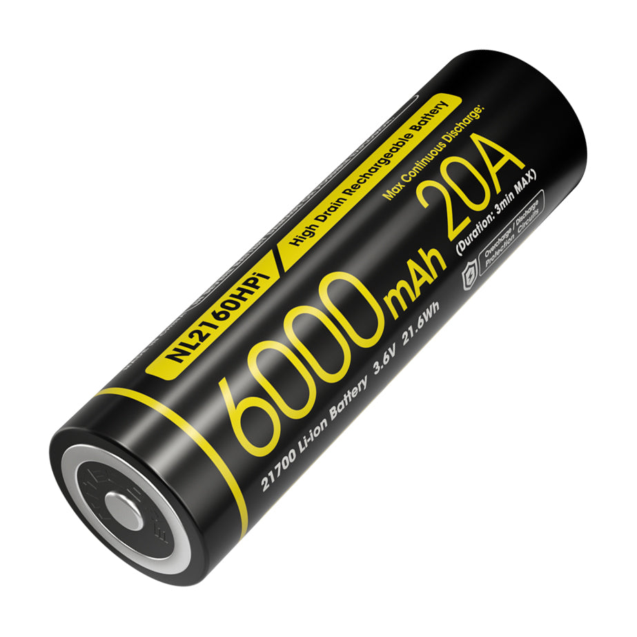 Nitecore Battery Custom 21700 6000mAh NL2160HPi