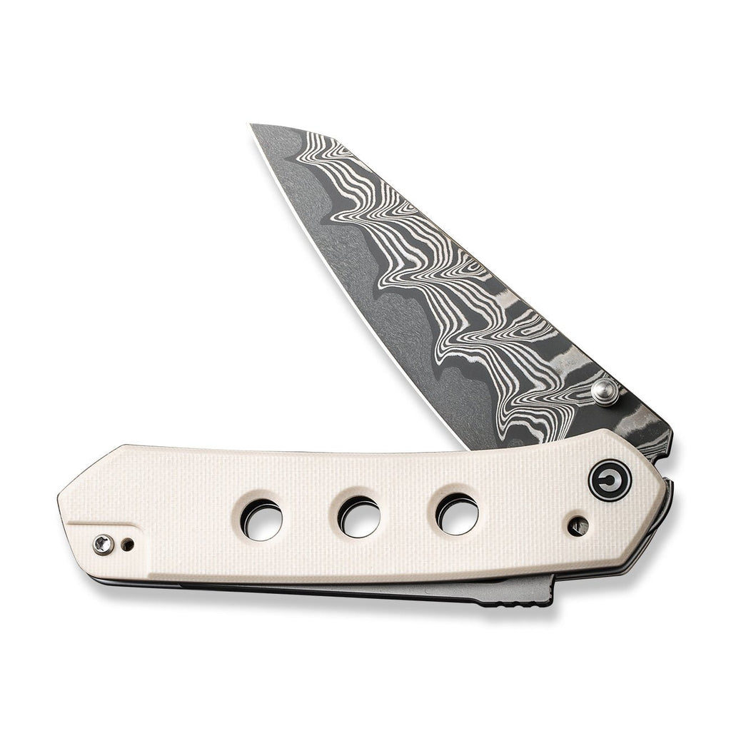 Civivi C22036-DS1 Vision FG Folding Knife (Ivory G10 Handle)