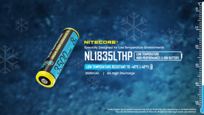 Nitecore Battery 18650 NL1835LTHP