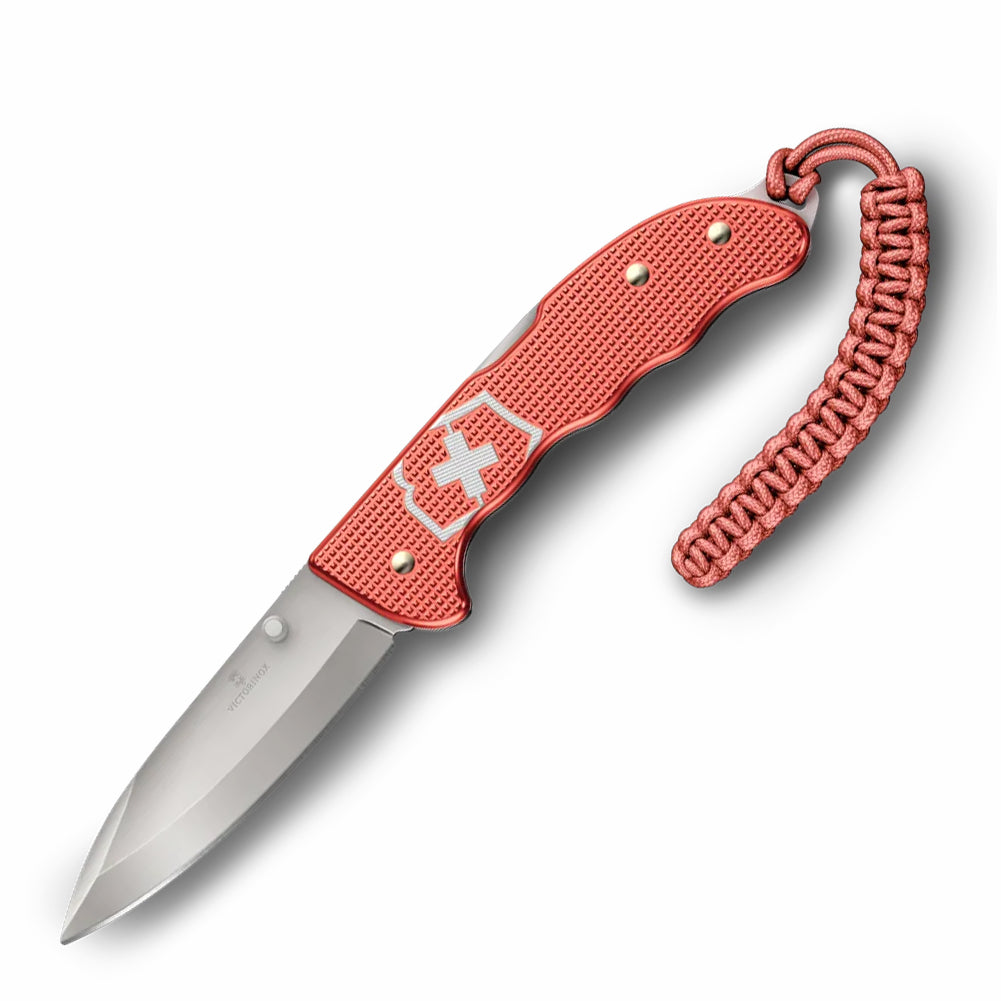 Victorinox Evoke Alox Stone Red Back Lock Folding Knife 0.9415.L25 (Limited Edition 2025)