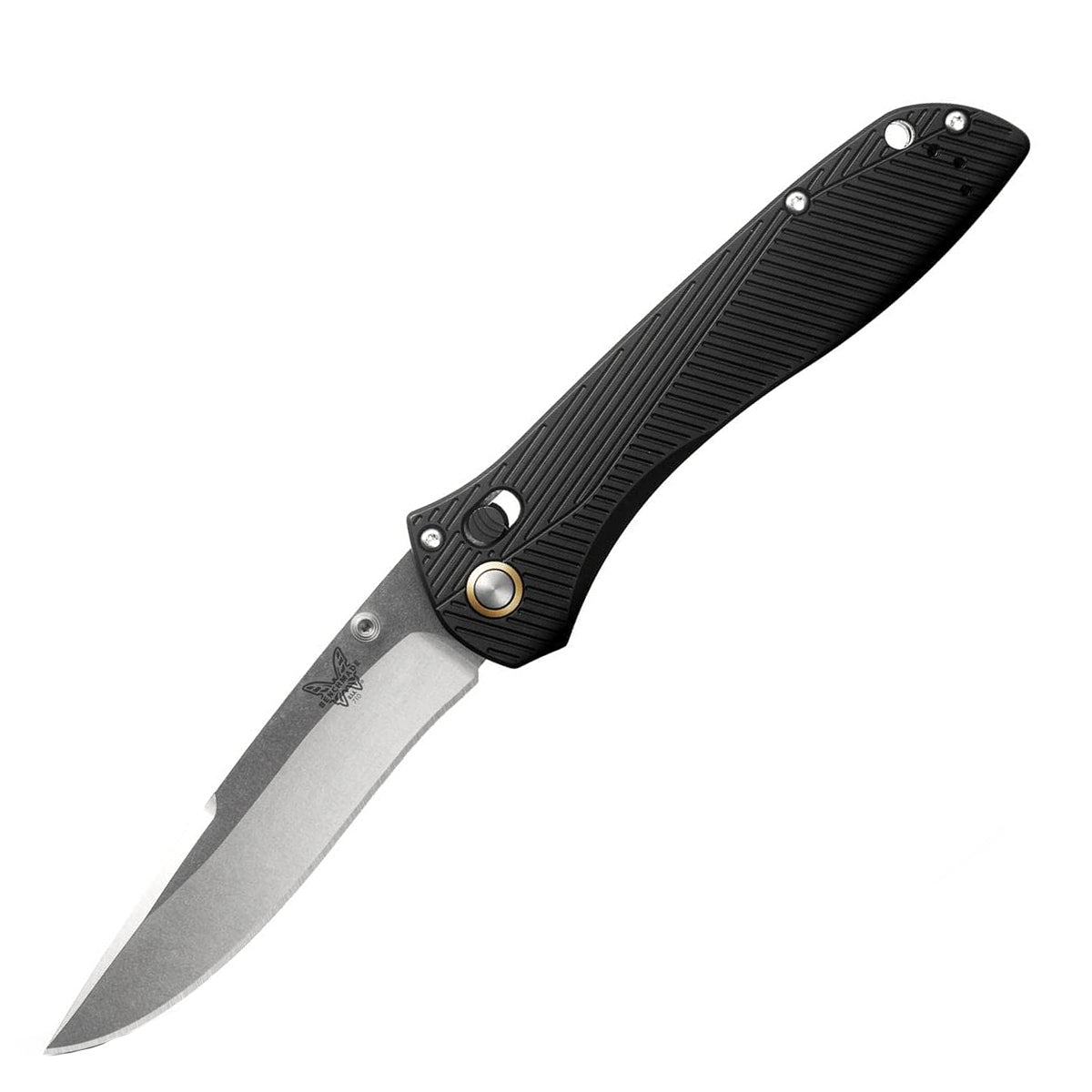 Benchmade 710-25 Seven | Ten Folding Knife (Black Machined Aluminum Handle)