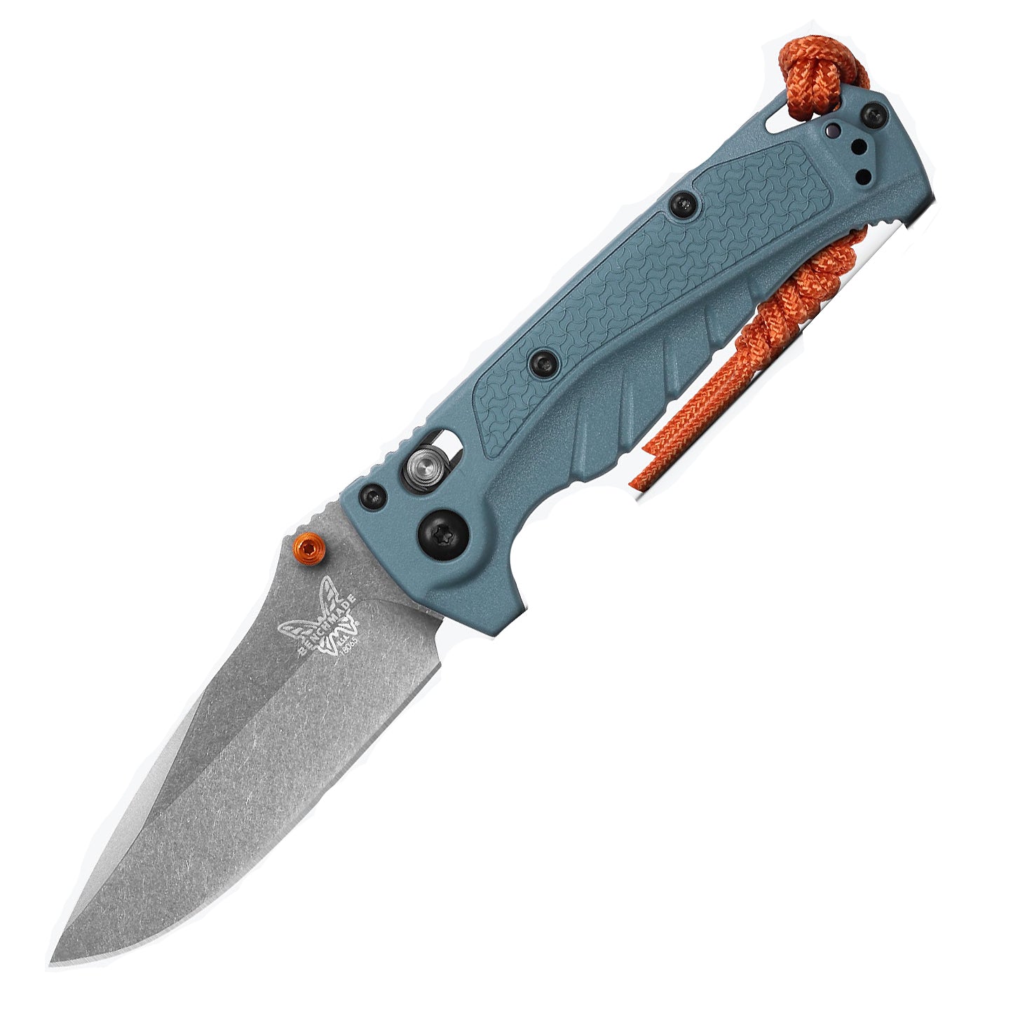 Benchmade 18065 Water Mini Adira Folding Knife (Depth Blue Grivory Handle)