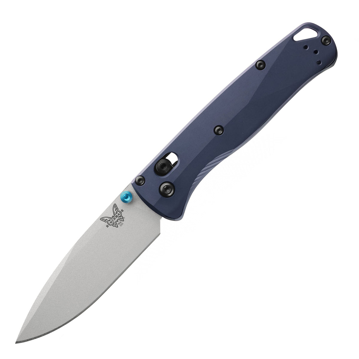 Benchmade 535SL-13 Bugout Folding Knife (Crater Blue Aluminum Handle)