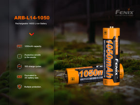 Fenix Battery 14500 ARB-L14-1050 Rechargeable