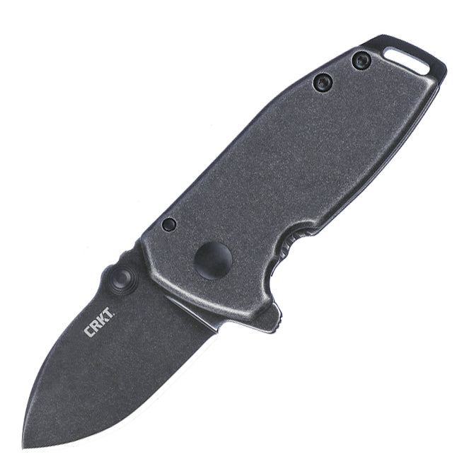 CRKT 2485K Squid Compact Folding Knife (Black Stainless Steel Handle)