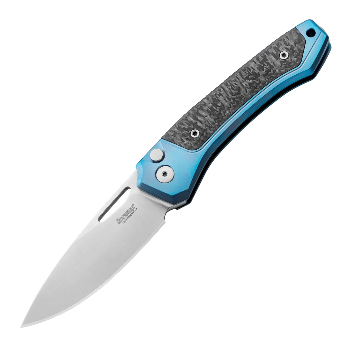 LionSteel Twain (Blue Titanium Handle)