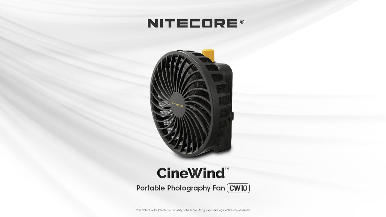 Nitecore CW10 Cine Wind Portable Photography Fan