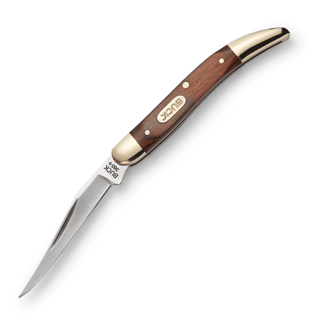 Buck 385 Toothpick Folder (Burlwood Handle)