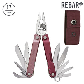 Leatherman Rebar Multitool (Heathered Cranberry Cerakote Handle)