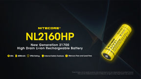 Nitecore Battery 21700 NL2160HP
