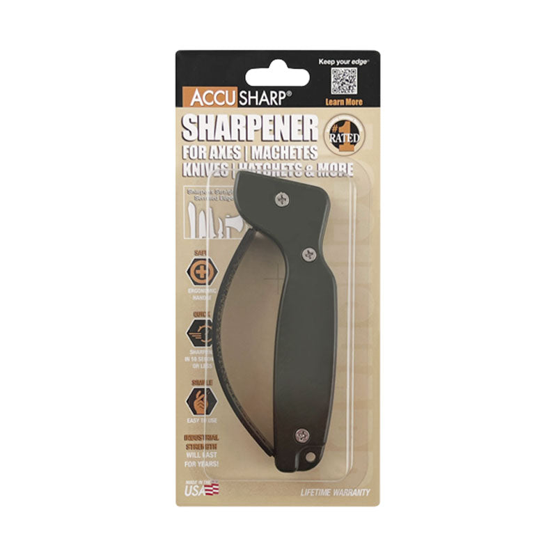 AccuSharp Knife and Tool Sharpener OD Green