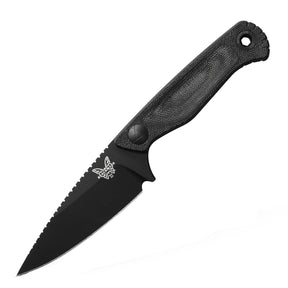 Benchmade 203BK-02 Dacian Pocket Fixed Blade (Black Canvas Micarta Handle)