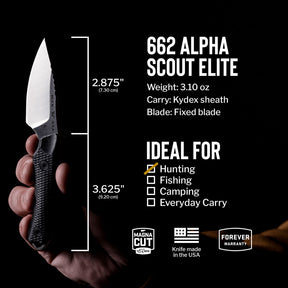 Buck 662 Alpha Scout Elite Fixed Blade MagnaCut