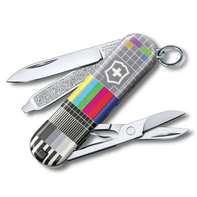 Victorinox Classic Limited Edition 2021 Retro TV Multitool Pocket Knife 0.6223.L2104