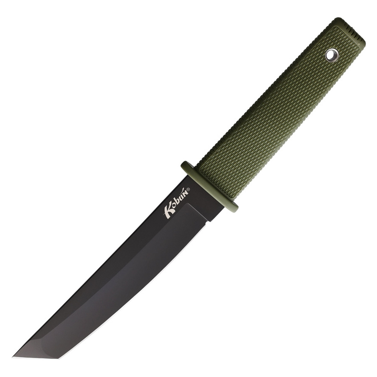 Cold Steel Kobun Black Fixed Blade (OD Green Handle)