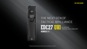 Nitecore EDC27 UHi Ultra Slim Rechargeable Flashlight (3100 Lumens)