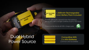Nitecore UT27 Dual Beam Rechargeable Headlamp (Pro Package) (800 Lumens)