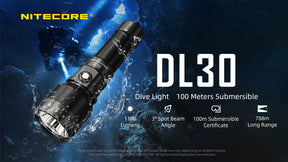 Nitecore DL30 Diving Flashlight (1100 Lumens)