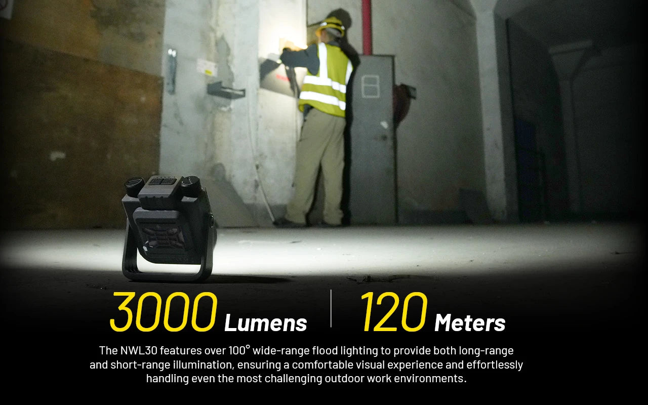 Nitecore NWL30 3-in-1 Rechargeable Work Light (3000 Lumens)