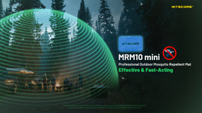 Nitecore MRM10 Mini Mosquito Repellent Mats Refill (60 Pcs/Box) + FREE EMR11D USB-C Mosquito Repeller