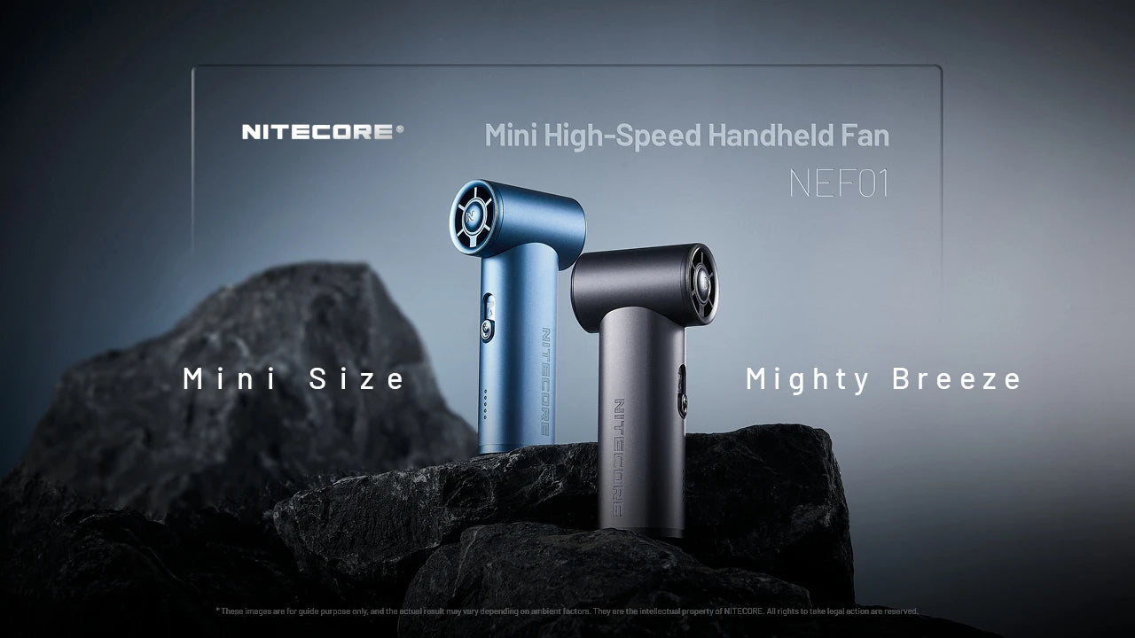 Nitecore NEF01 Multipurpose Handheld Fan (2 Versions)