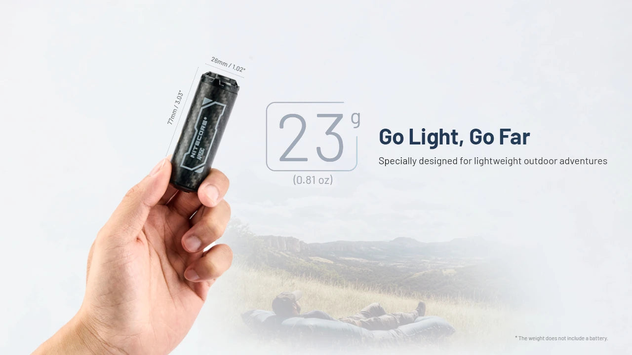 Nitecore AP05C Ultra Lightweight Carbon Fiber Air Pump