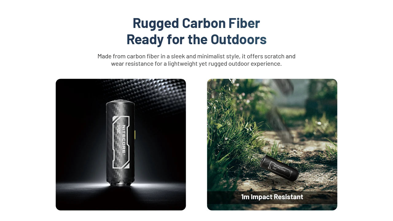 Nitecore AP05C Ultra Lightweight Carbon Fiber Air Pump