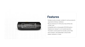 Nitecore AP05C Ultra Lightweight Carbon Fiber Air Pump