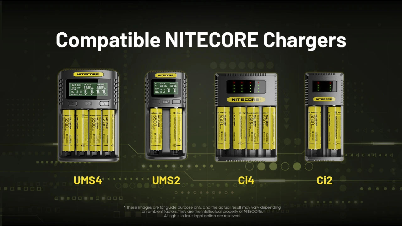 Nitecore Battery NL2155HP 21700 5500mAh Rechargeable