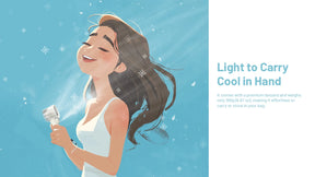 Nitecore izzCool 20 Pro Portable Handheld Air Conditioner Fan (2 Versions)