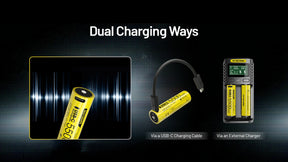 Nitecore Battery NL2155HPR 21700 5500mAh USB-C Rechargeable
