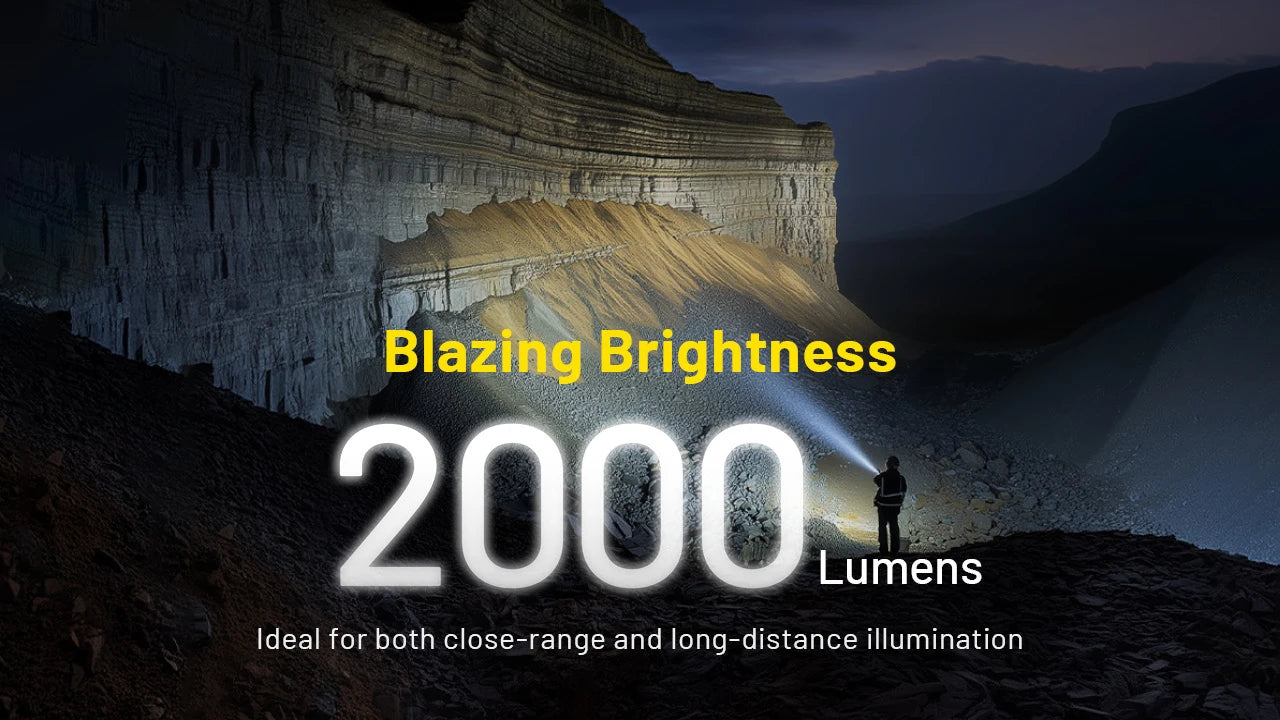 Nitecore P40 Ultra-Long Throw Flashlight (2000 Lumens)