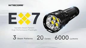 Nitecore EX7 M515S LED Flashlight (6000 Lumens)