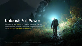 Nitecore Carbon Battery 12K Extended Headlamp Runtime Kit