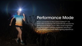 Nitecore Carbon Battery 12K Extended Headlamp Runtime Kit