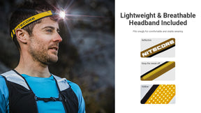 Nitecore UT27 MCT Rechargeable Headlamp Pro Package (Shadow Black) (800 Lumens)