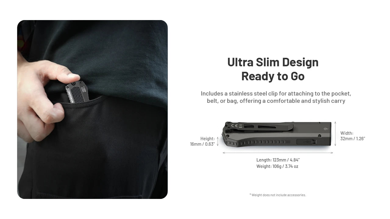 Nitecore EDC17 EDC Rechargeable Flashlight (1500 Lumens)