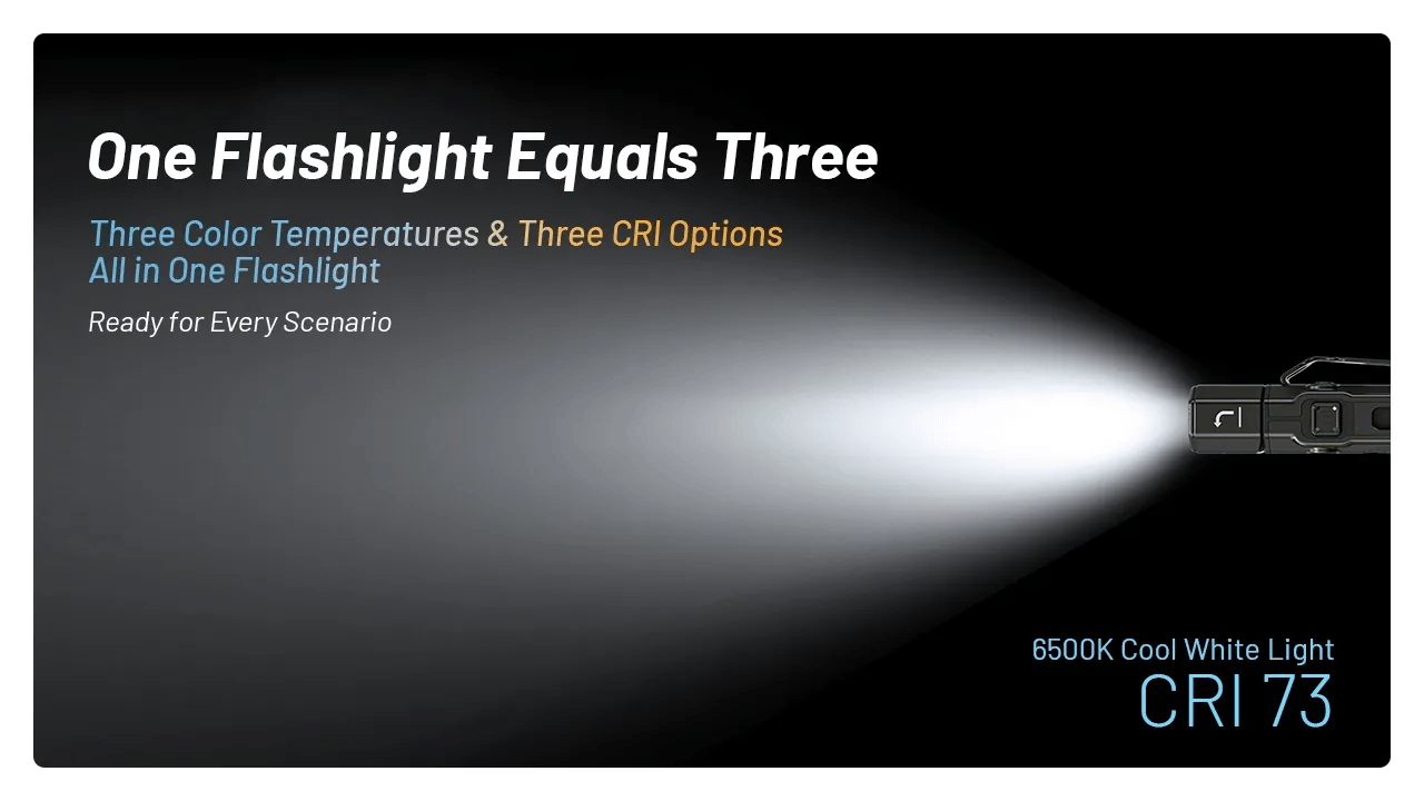 Nitecore EDC09 UHE LED MCT Adjustable Angle EDC Flashlight (1600 Lumens)