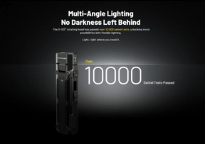 Nitecore EDC09 UHE LED MCT Adjustable Angle EDC Flashlight (1600 Lumens)