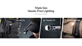 Nitecore EDC09 UHE LED MCT Adjustable Angle EDC Flashlight (1600 Lumens)