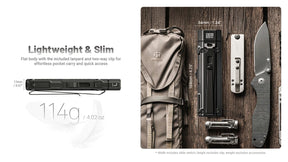 Nitecore EDC09 UHE LED MCT Adjustable Angle EDC Flashlight (1600 Lumens)