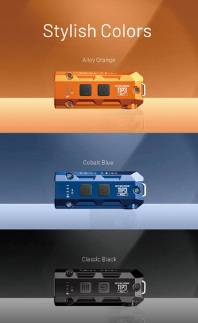 Nitecore TIP3 Rechargeable Keychain Flashlight (720 Lumens) (3 Versions)