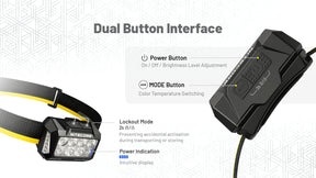 Nitecore HA25 UHE MCT AAA Headlamp (800 Lumens)