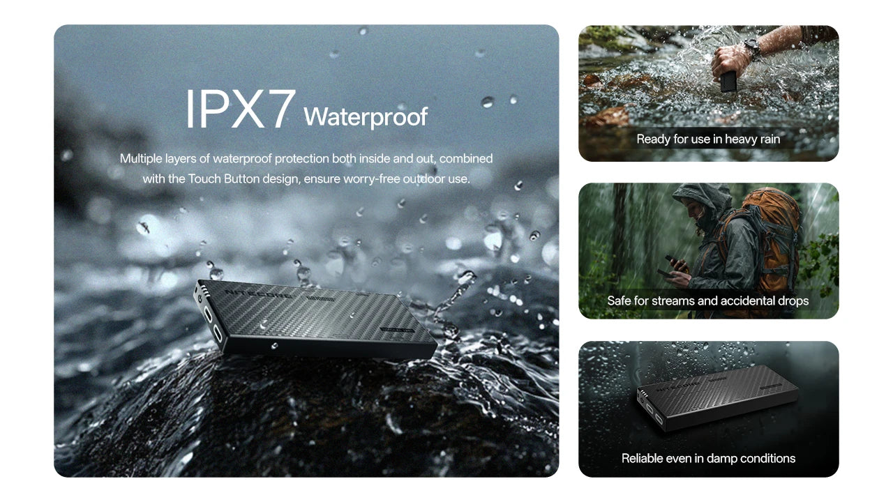 Nitecore NB10000 Gen4 Quick-Charge Dual USB-C Port Power Bank