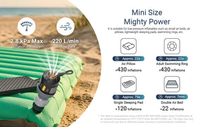 Nitecore AP01 Ultra Lightweight Portable Air Pump
