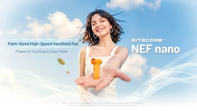 Nitecore NEF Nano Palm Sized Handheld Fan (5 Versions)