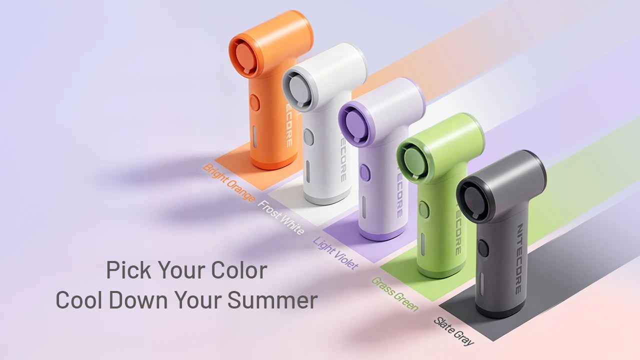 Nitecore NEF Nano Palm Sized Handheld Fan (5 Versions)