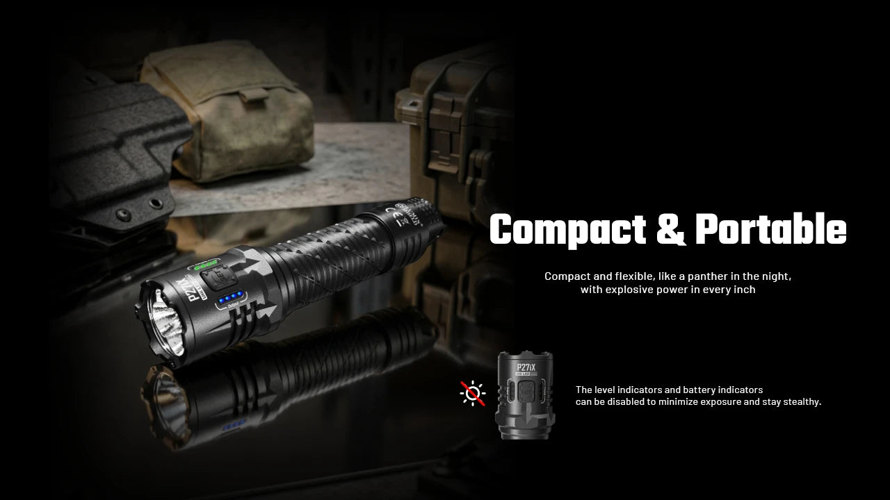 Nitecore P27iX LED Rechargeable Flashlight (5000 Lumens)