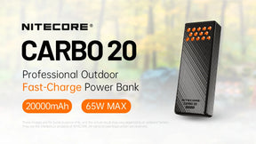 Nitecore CARBO 20 20000mAh Professional Outdoor Power Bank (2 Versions)